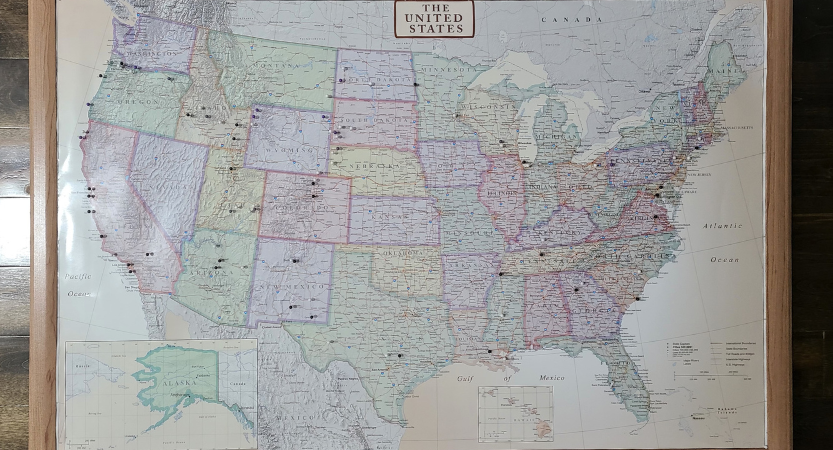 You are currently viewing DIY Craft Travel Push Pin Map