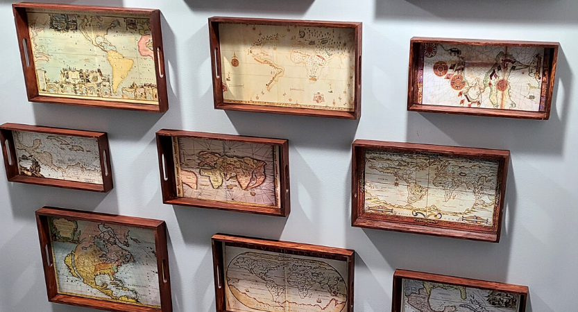 You are currently viewing DIY Craft Vintage Map Tray